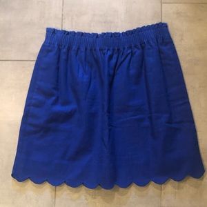 J. Crew Factory scalloped skirt